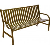 WITT Oakley Collection 5 foot Outdoor Bench - Brown
